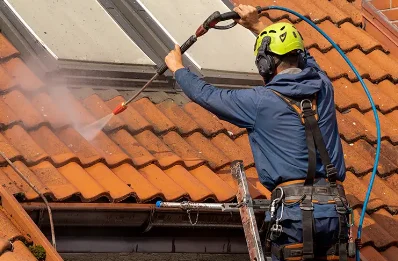 Démoussage et hydrofuge de toiture à Songeson